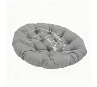 Generico Cuscino per Sedia a Dondolo, Cuscino Rotondo, Cuscino per Sedia in Rattan in Vimini Appes Impermeabili per Sedia da Giardino, Sedia Uova E Sedia a Dondolo,Dark Gray,80x80cm