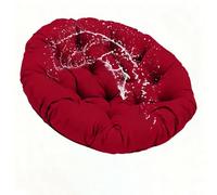 Generico Cuscino per Sedia a Dondolo, Cuscino Rotondo, Cuscino per Sedia in Rattan in Vimini Appes Impermeabili per Sedia da Giardino, Sedia Uova E Sedia a Dondolo,Chiaretto,60x60cm