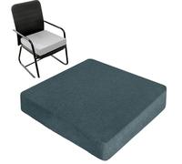 Generico Cuscino per Sedia con Rialzo, Cuscino del Sedile Antiscivolo Spesso per Pavimento, per Anziani, Cuscini per Sedili da Esterno per Adulti, per Ufficio, Sedia a Rotelle,Gray Blue,45x45x10cm