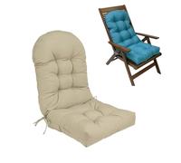 Generico Cuscino per sedia reclinabile in legno per sedia a dondolo rilassante, spesso e morbido, estivo, per viaggi, vacanze, Adatto per sedia a dondolo da interno esterno