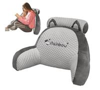 Genérico Cuscino schienale - Cuscino da lettura | Cuscino per adulti | Cuscini ergonomici con braccioli, molto confortevole, supporto lombare e al collo, leggere e guardare la TV