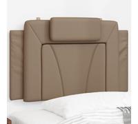 Generico Cuscino Testiera Viana Cappuccino 90 cm in Similpelle,Marrone,1.55kg,374771