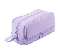Generico Custodia A, 4 Compartimenti, Viola/blu, Organizzatore Di Articoli Di Cartoleria, Busta A Resistente All', Comoda Chiusura Della Cerniera, Per Forniture Di Cartoleria Marcatore Uffic