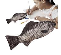 Generico Custodia A Di Pesce - Novety Pen Pen Bag | Tasto Con Cerniera A Forma Di Pesce | Custodia A Elegante Super Realistica Con Cerniera Pratica Per Ragazzi Scuola Office Scuola Scelta Regalo