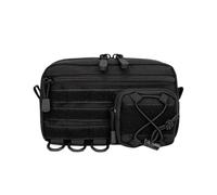 Generico Custodia amministrativa orizzontale: borsa organizer pratica per caccia, caccia e attività all'aperto(Black)