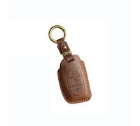 Generico Custodia Chiave Auto Portachiavi Adatta per Hyundai Tucson Santa Fe Verna Sonata Elantra Ioniq Reina IX25 IX35 2016-2020,Brown-3 Buttons A