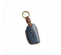 Generico Custodia Chiave Auto Portachiavi Adatta per Hyundai Tucson Santa Fe Verna Sonata Elantra Ioniq Reina IX25 IX35 2016-2020,Blue-4 Buttons