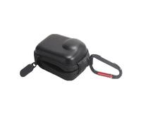 Generico Custodia da trasporto per Insta360 GO ultra, custodia protettiva rigida da viaggio con moschettone, grigia (Nero)