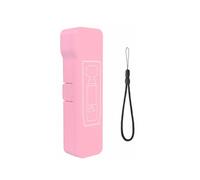 Generico Custodia da viaggio per DJI Osmo Pocket 4 Filtro magnetico Custodia portatile Flip Open Cover Custodia protettiva antigraffio con cinturino da polso (Long pink)