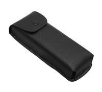 Generico Custodia Di Occhiali In Pelle - PUA PU CASO DI ESECHE PU | Borsa Di Morbidi Anti -scratch Con Chiusura A Bottone A Scatto | Porta Di Occhiali Da Sole Per OcchialiI Da Lettura Storage