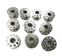 Generico Custodia e Bobine in Metallo, compatibilità con Gli Accessori for Macchine da Cucire domestiche Brother Singer(10PCS Metal Bobbins)