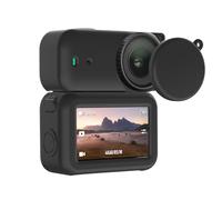 Generico Custodia in silicone con coperchio per lenti per DJI OSMO Nano, Full Protector Manica Protettiva Pelle Molle Accessori per fotocamere d'azione (Nero)