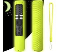 Generico Custodia in silicone per telecomando, antiscivolo, anti-caduta, protettiva, con cordino anti-smarrimento per Xiaomi XMRM-ML (Verde luminoso)
