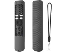 Generico Custodia in silicone per telecomando, antiscivolo, anti-caduta, protettiva, con cordino anti-smarrimento per Xiaomi XMRM-ML (Grigio scuro)