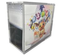 Generico Custodia Magnetica Acrilica 5mm compatibile con Pokemon ETB, Protezione UV, Antigraffi, Polvere, Pellicola Protettiva, 300g, Gioco di Carte