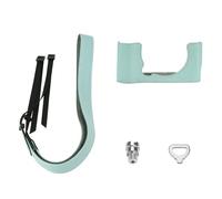 Generico Custodia mezzo corpo macchina per X-M5, PU pelle metà custodia protettiva inferiore Stile retrò in pelle fotocamera metà antiurto e antipolvere (blu + tracolla)