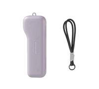 Generico Custodia organizer rigida in plastica per DJI Pocket 4 Pro: resistente agli urti, impermeabile, antigraffio, a prova di caduta, con imbottitura morbida in EVA e cinturino da polso (Viola)