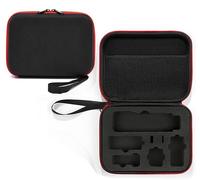 Generico Custodia Osmo Pocket 3, custodia portatile, borsa protettiva da viaggio compatta la videocamera d'azione per DJI Osmo Pocket 3 e gli accessori (solo custodia) (Fodera nera+nero)