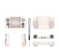 Generico Custodia per ANBERNIC RG CubeXX, custodia protettiva in silicone per console di gioco, accessori antigraffio in tinta unita per la custodia dei giochi (Bianco)