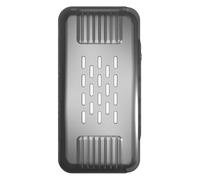 Generico Custodia per Anbernic RG35XX H, custodia trasparente in TPU per console di gioco, copertura protettiva antiurto con design di raffreddamento (Nero trasparente)