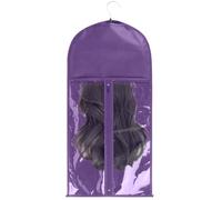 Generico Custodia per borsa per parrucca con gancio, borsa per appendere estensioni dei capelli - Gancio estensione dei capelli, per copertura antipolvere per parrucca da salone, leggera traspir