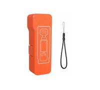 Generico Custodia Per DJI Pocket 4 Custodia con coperchio ribaltabile e vano porta-filtro magnetico con cinturino da polso, gimbal resistente agli urti e protezione per lo schermo (Corto arancione)