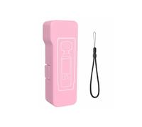 Generico Custodia Per DJI Pocket 4 Custodia con coperchio ribaltabile e vano porta-filtro magnetico con cinturino da polso, gimbal resistente agli urti e protezione per lo schermo (Corto rosa)
