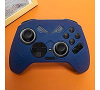 Generico Custodia per FLYDIGI Vader 4 Pro, custodia protettiva in silicone per controller di gioco, copertura antiurto, protezione per impugnatura con cordino (Blu)