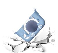 Generico Custodia per fotocamera per bambini in silicone -Custodia per fotocamera per bambini effetto gatto | Più supportano l'installazione della copertura della fotocamera del fumetto per le ragaz