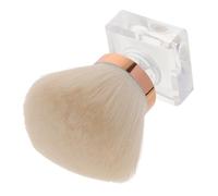 Generico Custodia Per Il Trucco Trucco Pennello Evidenziatore Rasoi Per Il Viso Da Donna Pennello Per Arrossire Per Le Guance Sfumare Il Trucco Impostore Plastica Bianca