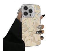 Generico Custodia per iPhone 16 Pro/Pro Max/15/14/13/12 Pro/11, in silicone morbido premium, con motivo esclusivo (iphone12mini,White)