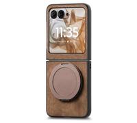 Generico Custodia Per Motorola Razr 70 Ultra/70 Plus/70, Ultra Sottile Guscio With Anti-Impronta Supporto Magnetico Auto Case