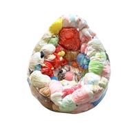 Genérico Custodia per peluche e pouf - Solo fodera per pouf di peluche, protezione per divano per casa camera da letto, soggiorno, appartamento asilo e stanza dei giochi