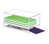 Generico Custodia per Piastrelle Mahjong - Organizer in Acrilico Trasparente per Mah Jongg | Custodia Trasparente per Gioco di Tessere | per Vacanze Feste Viaggi Campeggio Picnic Donne Uomini Ragazzi