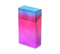 Generico Custodia per Portasigarette - Portasigarette Extra-Large con Gradiente, Elegante Contenitore Dispenser | Scatola da Fumo con Gradiente di Colore Esteso da 21 capacità per Donna, Scatola