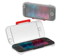 Generico Custodia per Switch 2, custodia rigida da viaggio in PC per console di gioco, copertura protettiva ultrasottile e portatile, porta di ricarica riservata (trasparente)