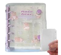 Genérico Custodia per taccuino - M5 Forniture scolastiche trasparenti Trasparente Morbido Cancelleria Borsa in PVC per diario per bambini Ragazze Bambini Donne Casa Scuola Aula Ufficio Viaggi