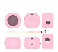 Generico Custodia per Takara Tomy Punirunes 4, custodia protettiva in silicone per console di gioco, copertura integrale antiurto e antipolvere (Rosa)