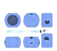 Generico Custodia per Takara Tomy Punirunes 4, custodia protettiva in silicone per console di gioco, copertura integrale antiurto e antipolvere (Blu)