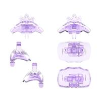 Generico Custodia per Tamagotchi Paradise, console di gioco Copertura superiore trasparente, guscio protettivo multicolore (Trasparente viola)
