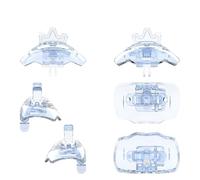 Generico Custodia per Tamagotchi Paradise, console di gioco Copertura superiore trasparente, guscio protettivo multicolore (Trasparente blu)