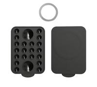 Generico Custodia per telefono con in silicone - Supporto magnetico adesivo, impugnatura rimovibile, supporto antiscivolo | per selfie Videochiamate in Streaming Fotografia Scrivania Au