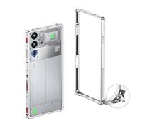 Generico Custodia protettiva in lega di alluminio for ZTE Nubia Redmagic 10 Pro/Red Magic 10Pro+ con telaio in metallo e dissipazione del calore.(Argento,RedMagic 10 Pro)