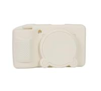 Generico Custodia protettiva in silicone fotocamera per RICOH GR4 resistente agli urti e ai graffi, copertura protettiva completa, custodia morbida con protezione per l'obiettivo, Bianco
