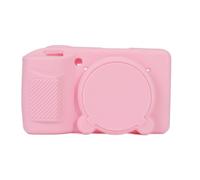 Generico Custodia protettiva in silicone fotocamera per RICOH GR4 resistente agli urti e ai graffi, copertura protettiva completa, custodia morbida con protezione per l'obiettivo, Rosa