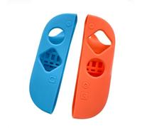 Generico Custodia protettiva in silicone il controller di gioco per Switch2 Protezione contro le cadute Semplice pelle del controller a tinta unita Copertura antiscivolo (bicolore)