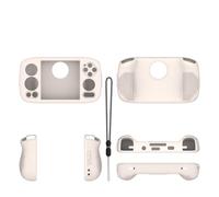 Generico Custodia protettiva in silicone per ANBERNIC RG Cube, Console di gioco Protezione goccia Protezione semplice colore solido per ANBERNIC RG Cube (Luce Bianca)