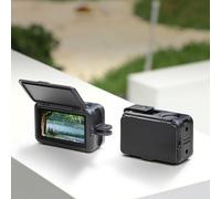 Generico Custodia protettiva in silicone per DJI Action 5Pro/4/3 Custodia protettiva a piastra con lunetta espansa Accessorio a prova di caduta Accessori per fotocamere sportive