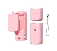 Generico Custodia protettiva in silicone per DJI Osmo Pocket 3 corpo manica protettiva copertura palmare gimbal fotocamera d'azione accessori (Modello 2 Rosa)