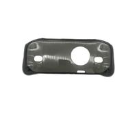 Generico Custodia protettiva in TPU per MANGMI Pocket Max console di gioco con fori di ventilazione copertura completa sottile antisismica (Nero trasparente)